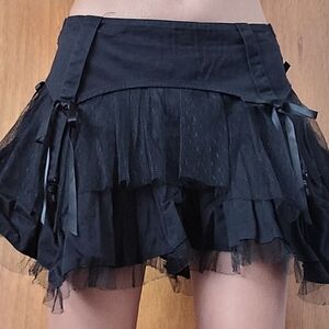 Hell Bunny layered tulle mini skirt